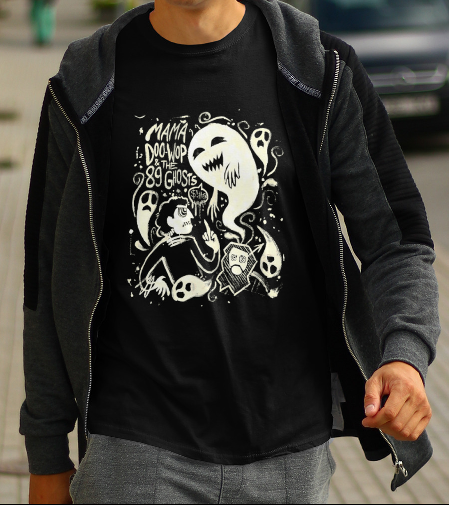 Mama Doo Wop And The 89 Ghosts Supernatural Illustrations T-Shirt