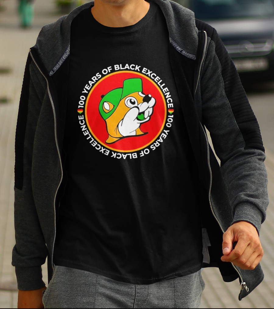 100 Years Of Black Excellence Buc Ee's Anniversary Celebration T-Shirt