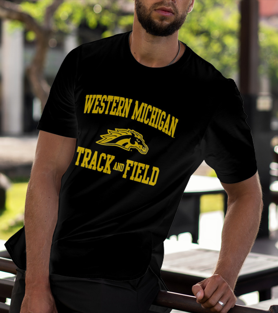 Western Michigan Broncos Track And Field Team T-Shirt