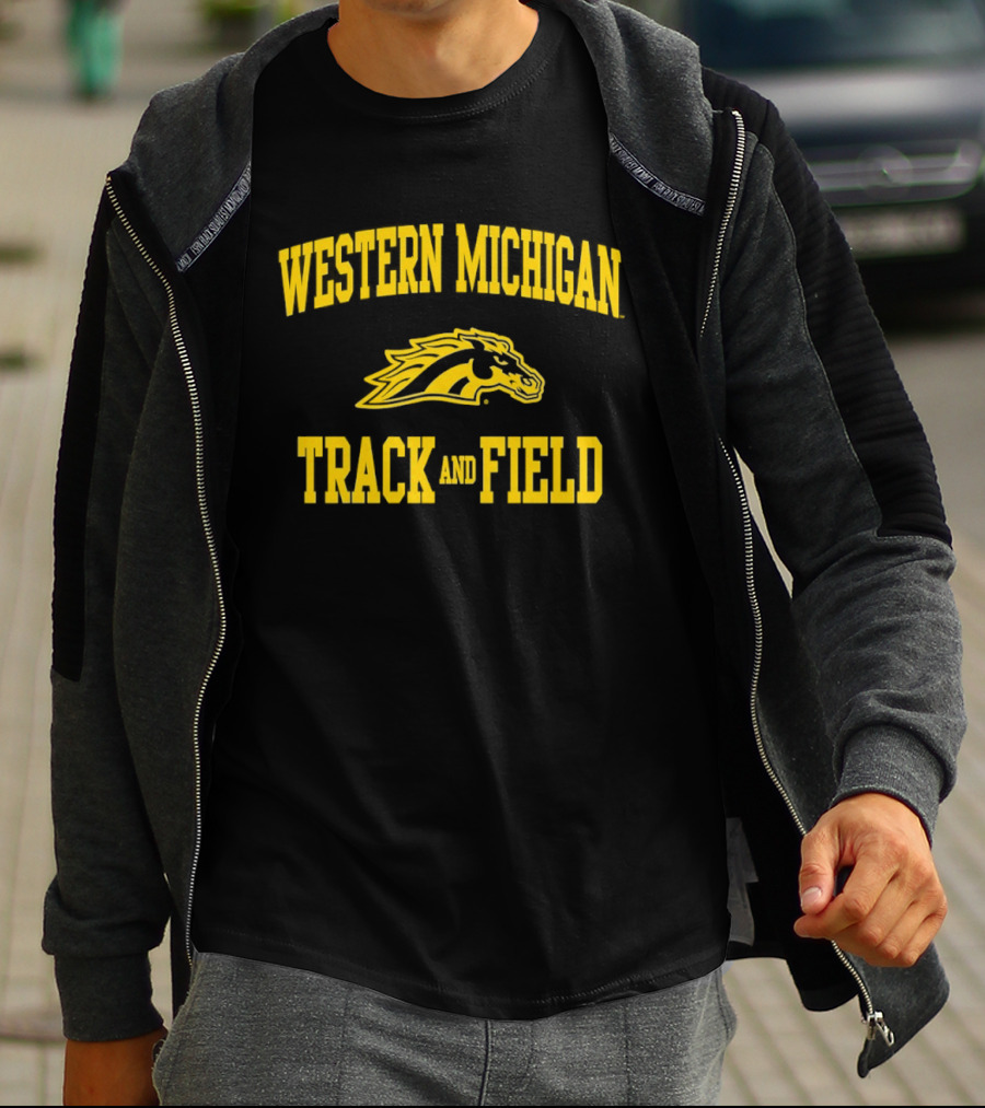Western Michigan Broncos Track And Field Team T-Shirt