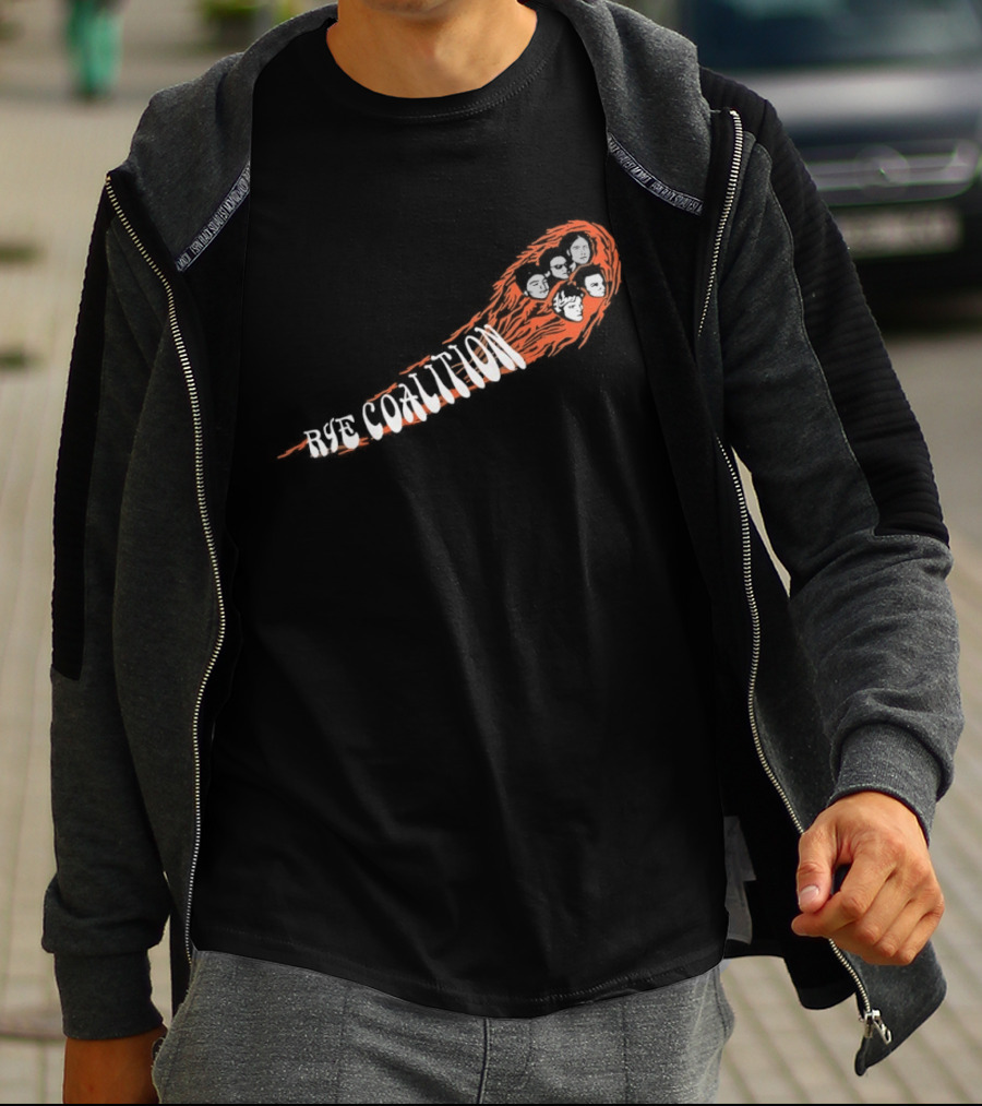 Rye Coalition Fireball Band Faces Comet T-Shirt