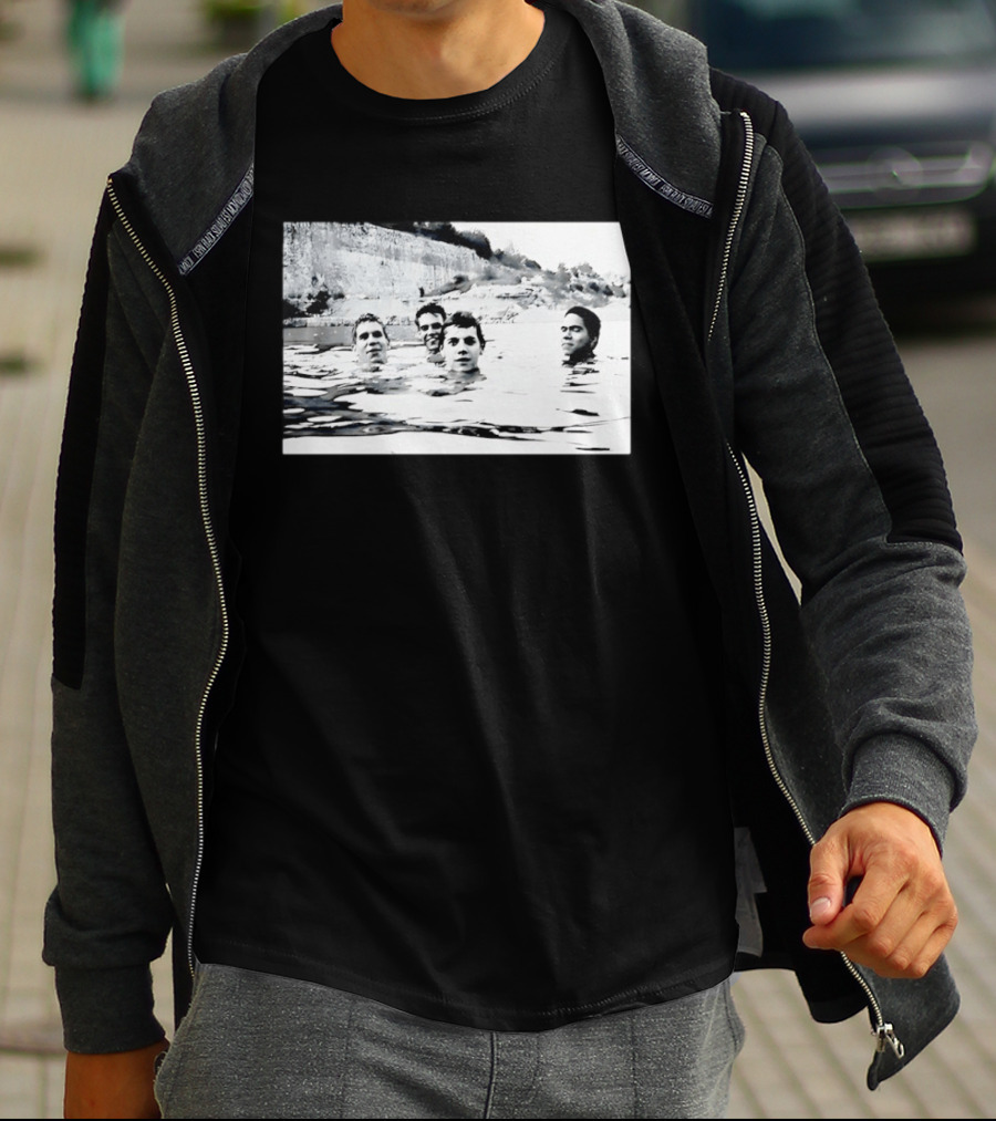 Slint Spiderland Album Cover Iconic Photo Black And White Band Image T-Shirt