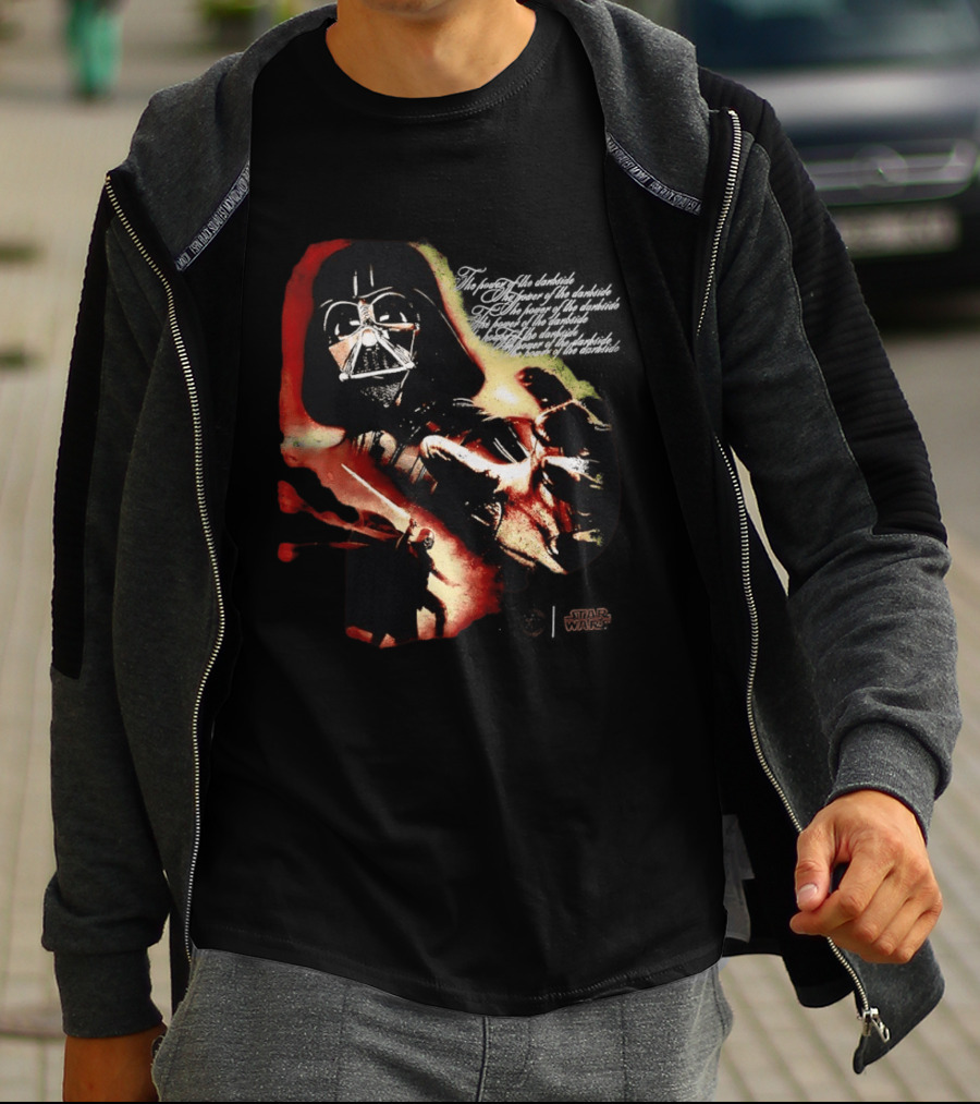 Star Wars Darth Vader The Power Of The Dark Side Epic Showdown T-Shirt