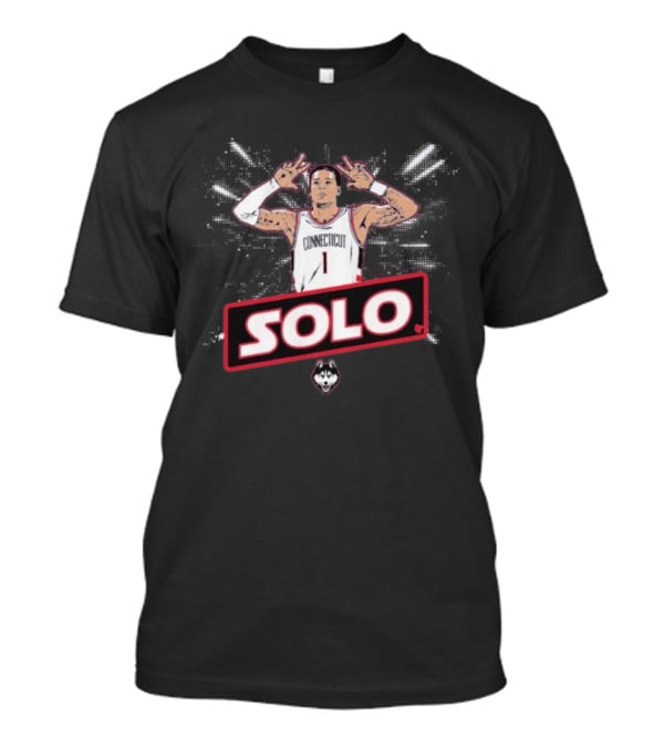 Connecticut Huskies Solo Basketball Player Pose T-Shirt