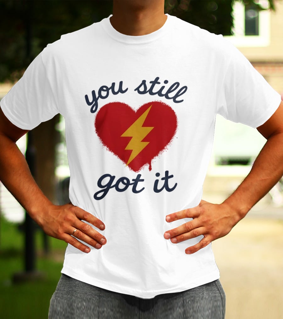 Brett Young You Still Got It Heart Lightning Bolt T-Shirt