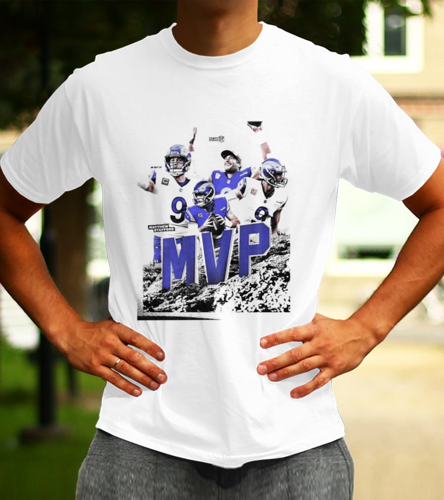 Los Angeles Rams Matthew Stafford Football MVP T-Shirt