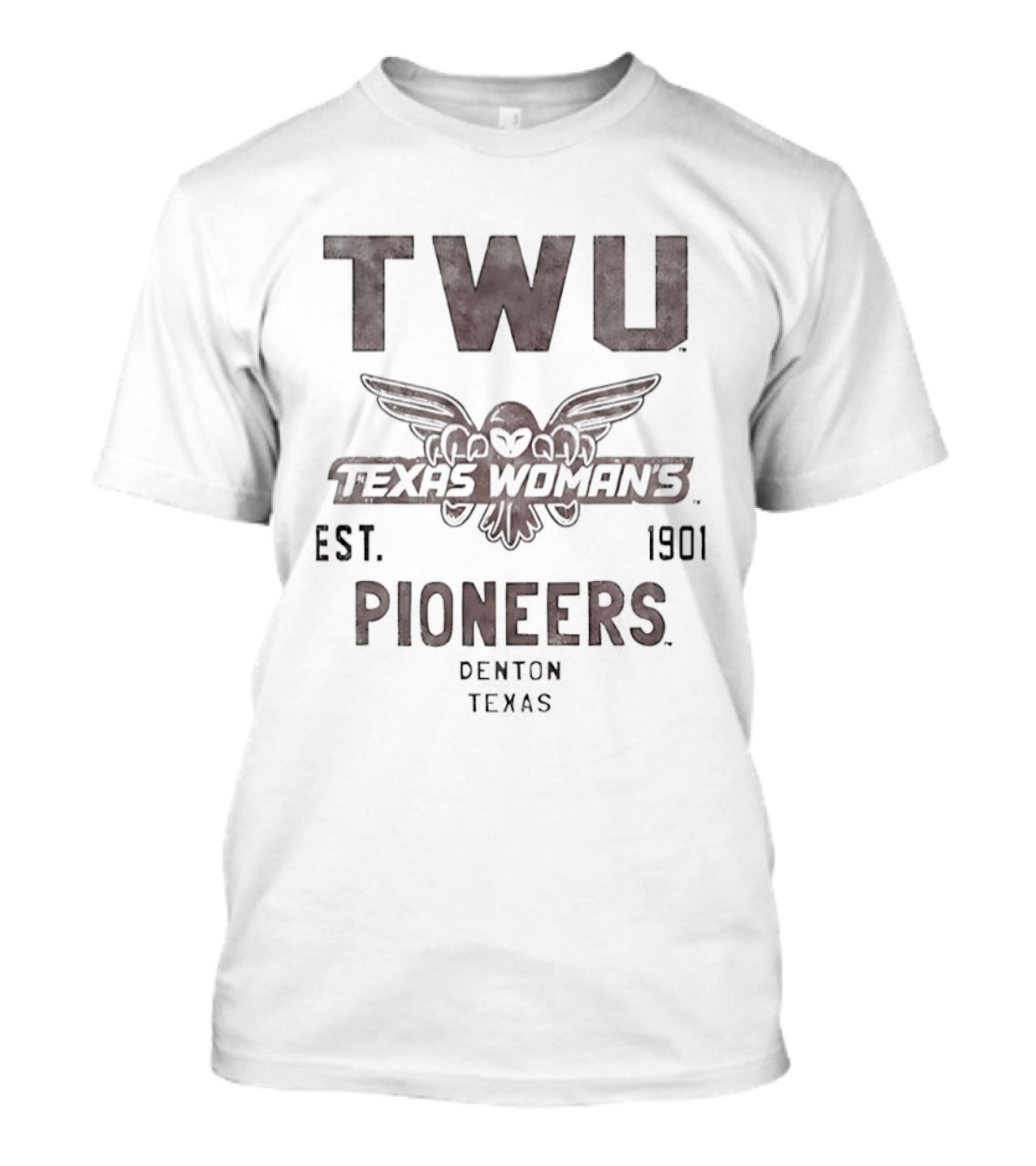 TWU Texas Woman's Pioneers Est 1901 Denton Texas T-Shirt