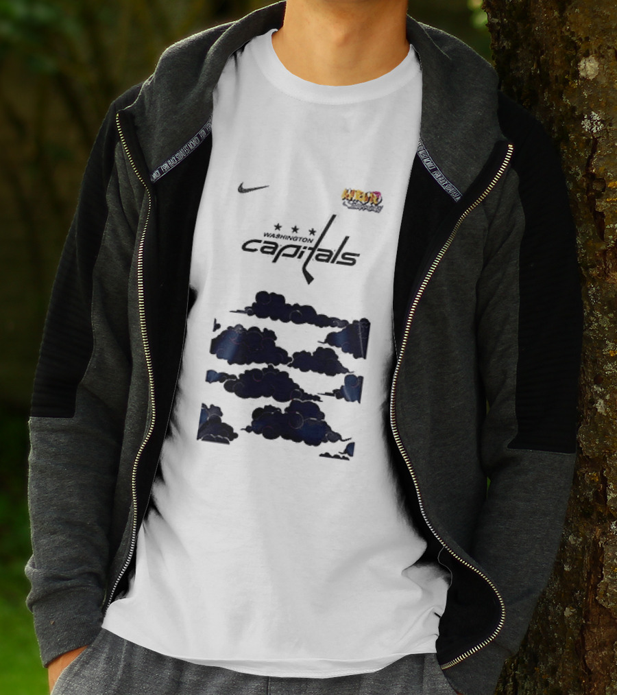 Nike Washington Capitals X Naruto Shippuden Collaboration T-Shirt
