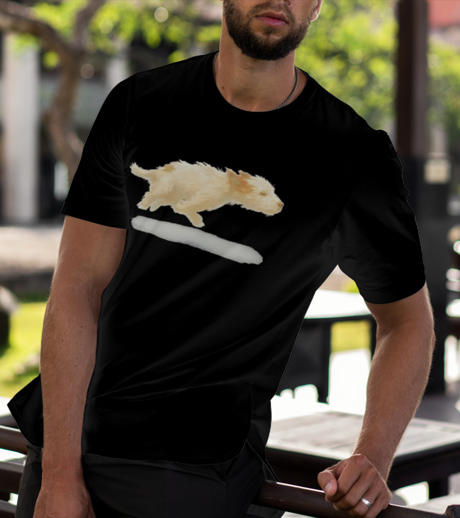 Running Dog Sketch T-Shirt