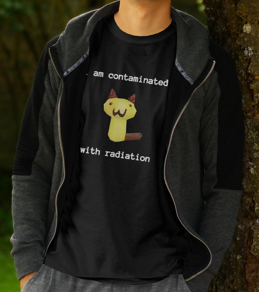 I Am Contaminated With Radiation Cat T-Shirt