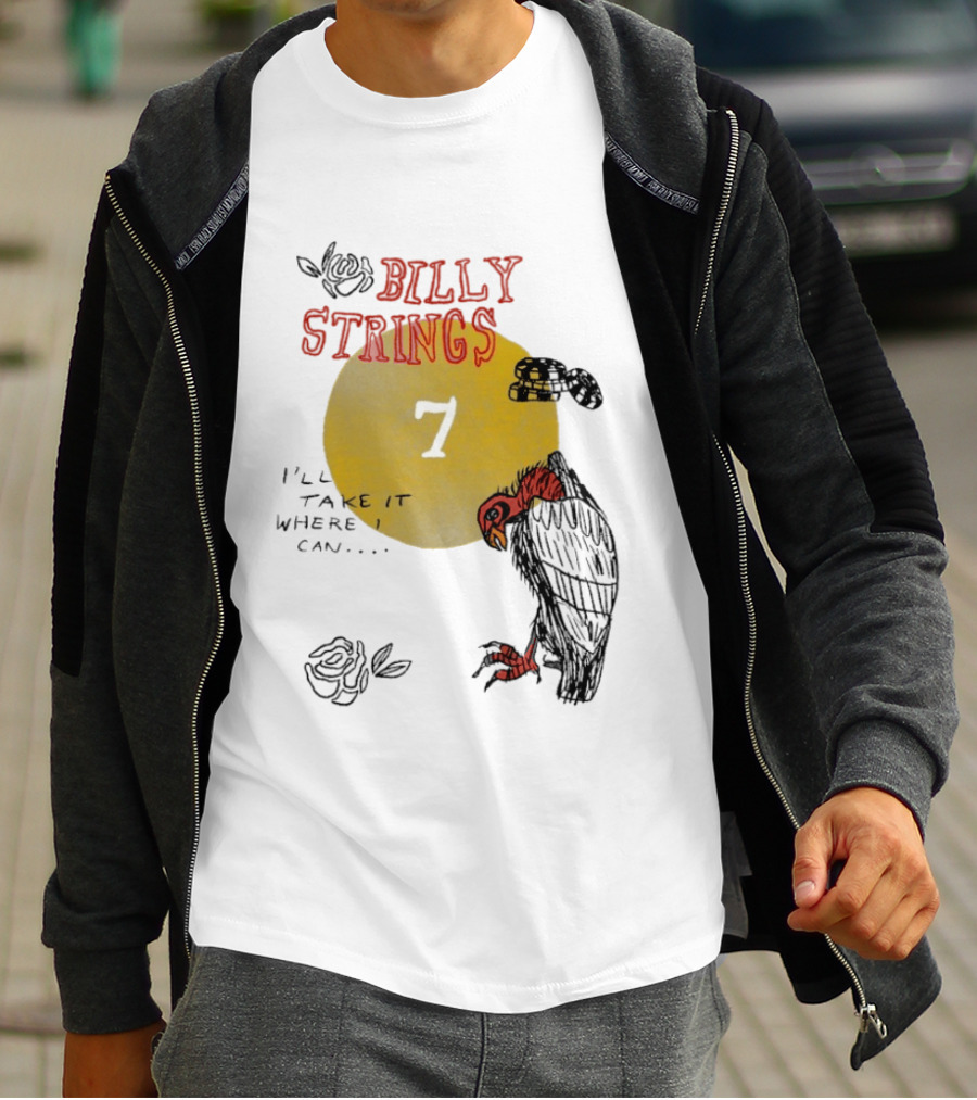 Billy Strings I'll Take It Where I Can Vulture And Sun T-Shirt