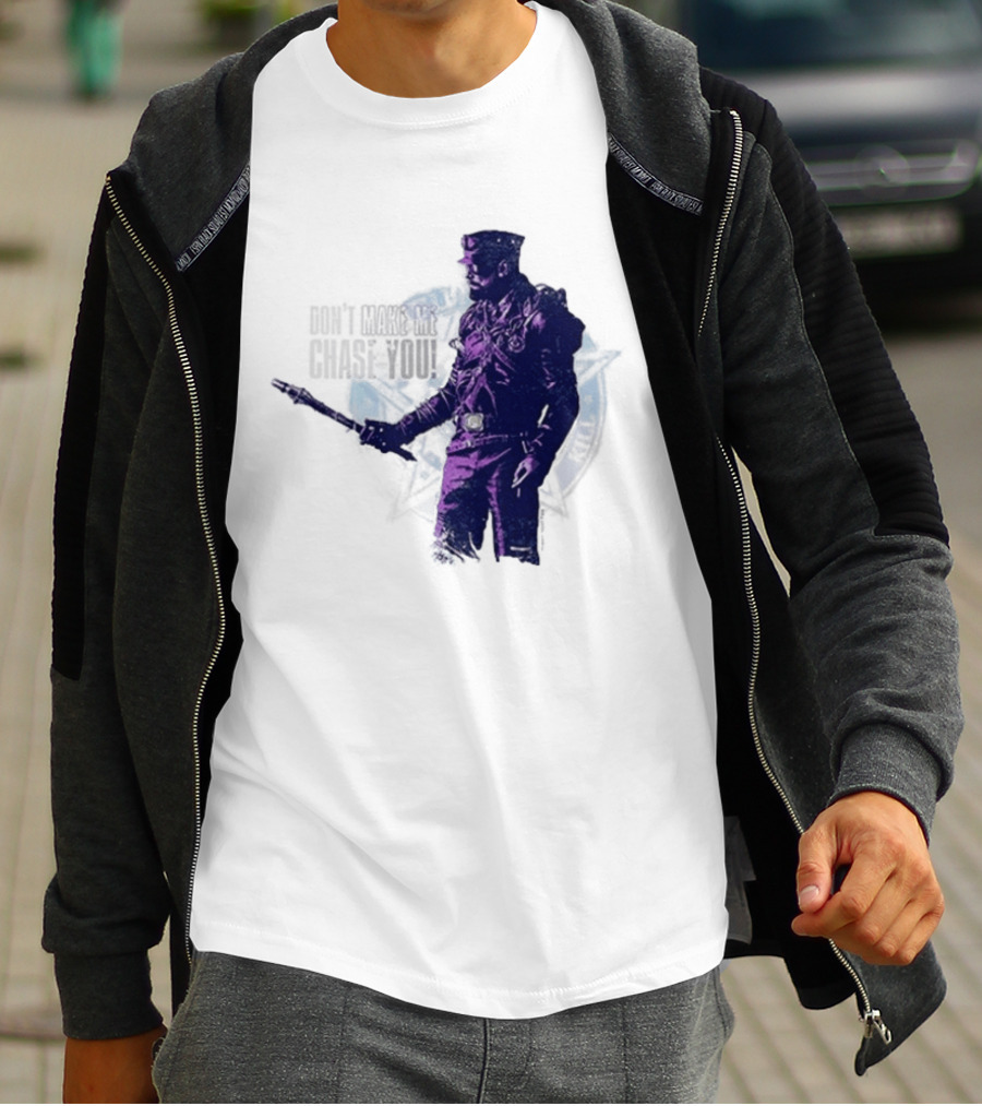 Coyle Don't Make Me Chase You Purple Costume Valentine's Day T-Shirt