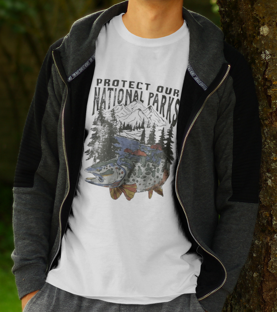 Protect Our National Parks Fish And River Conservation T-Shirt