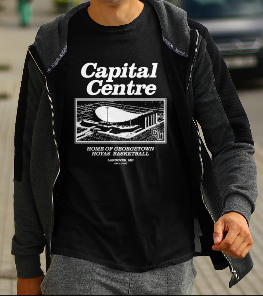 Capital Centre Home Georgetown Hoyas Basketball Landover MD 1971 1997 T-Shirt