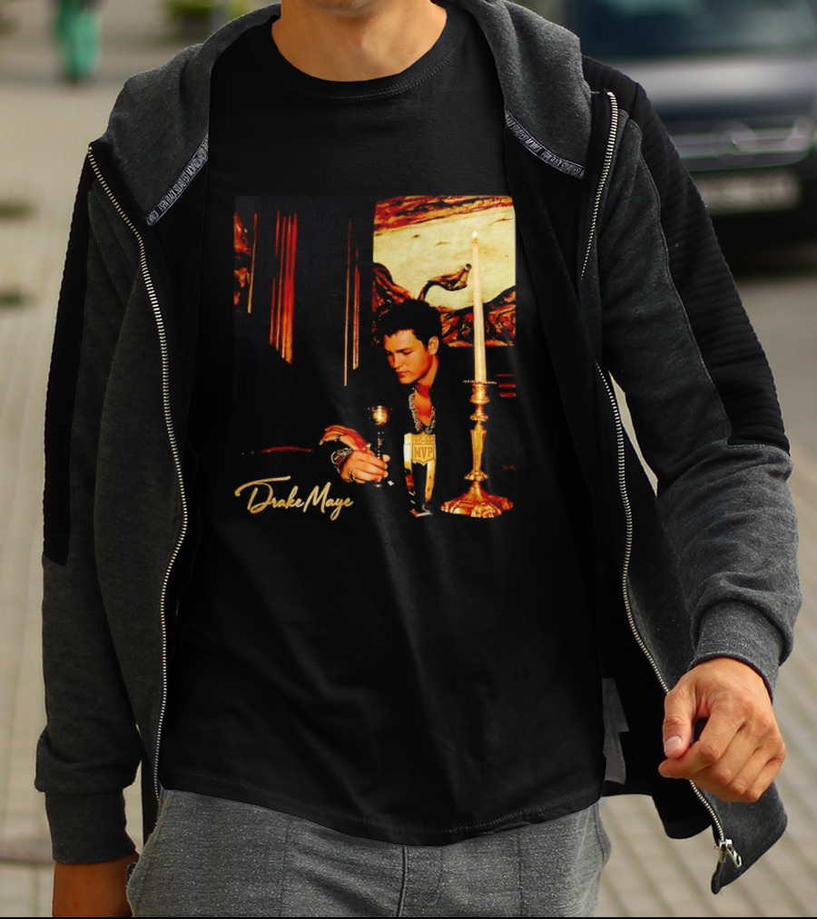 Drake Maye Take Care MVP New England Patriots T-Shirt