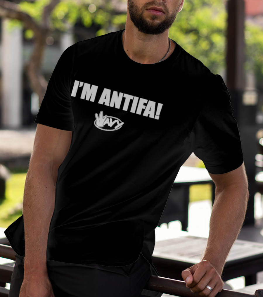 I'm Antifa Wavy T-Shirt