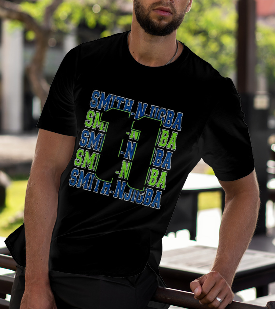 Jaxon Smith Njigba 11 Smith Njigba Seattle Seahawks T-Shirt