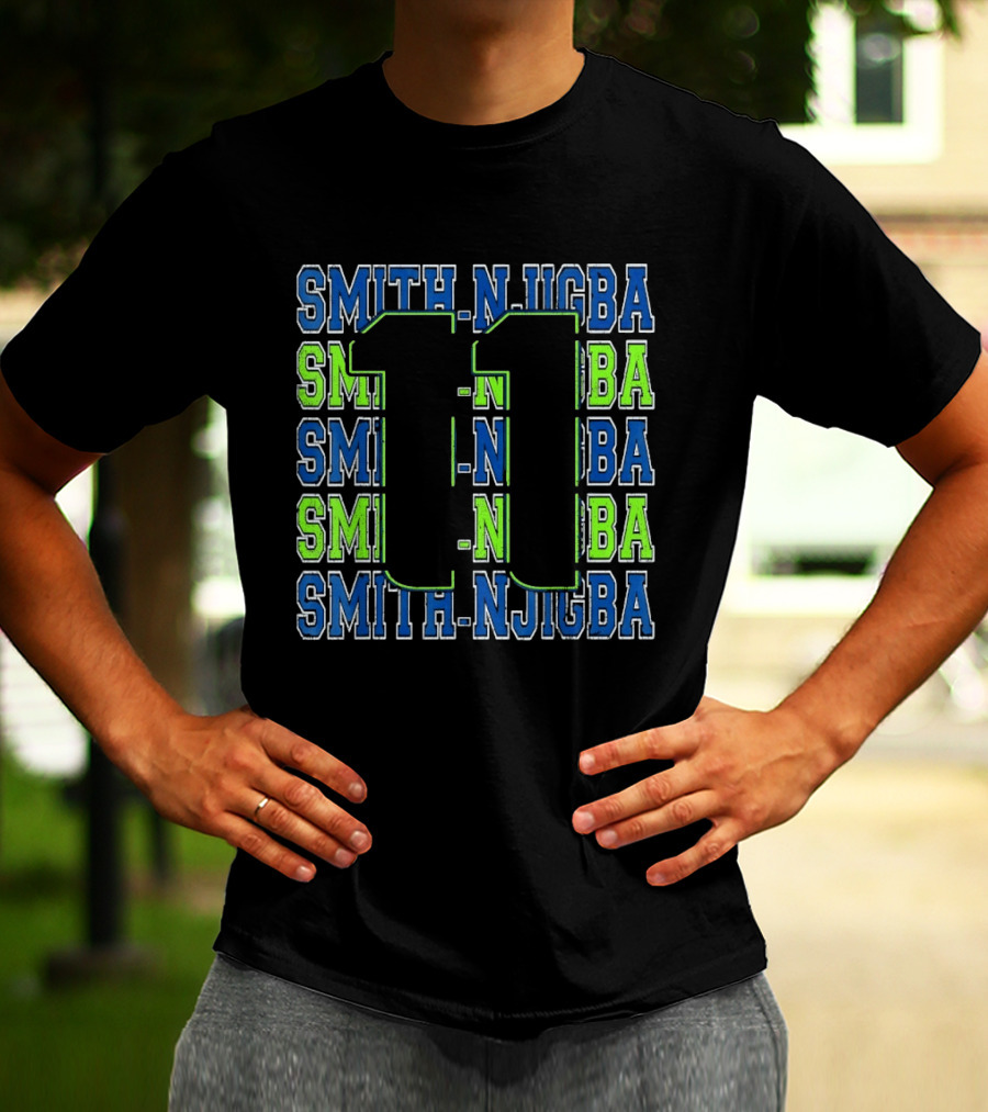Jaxon Smith Njigba 11 Smith Njigba Seattle Seahawks T-Shirt