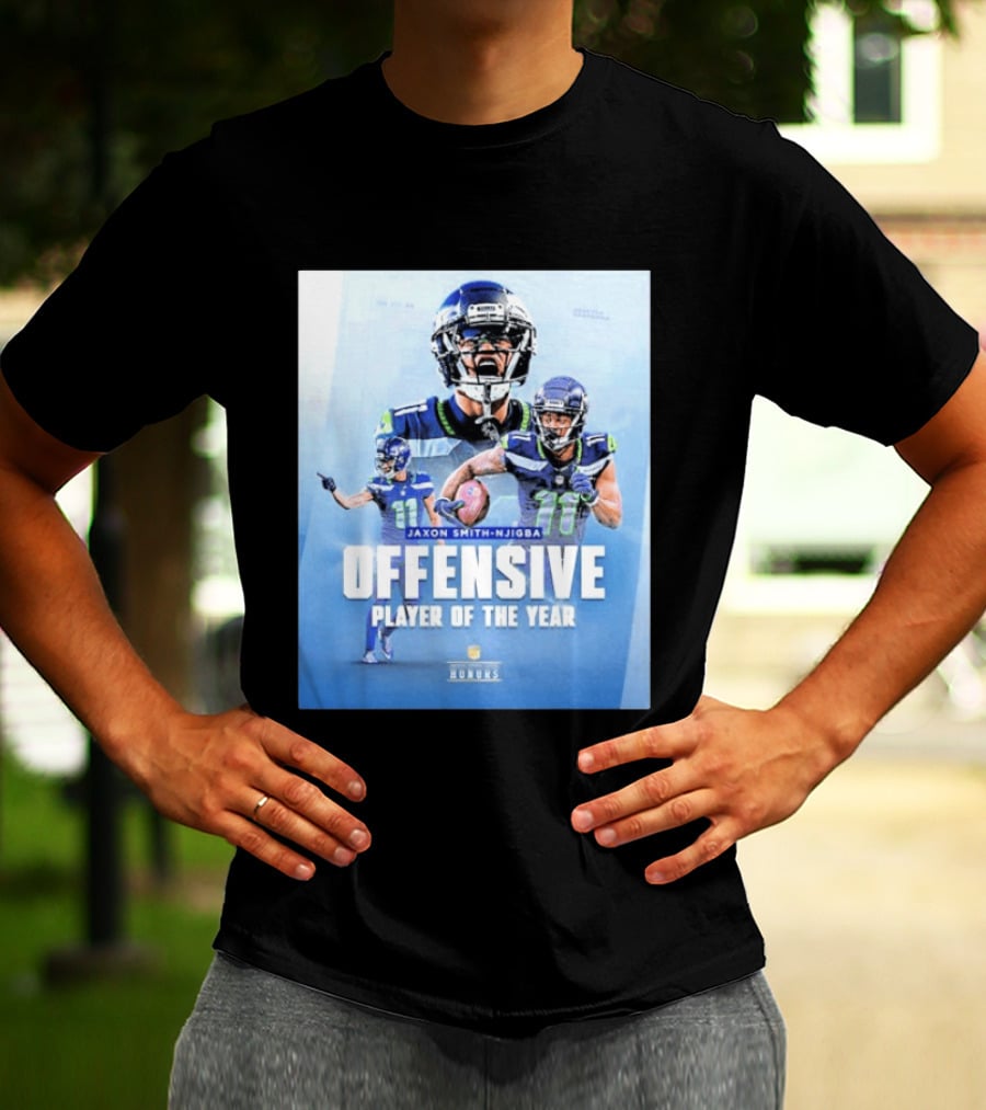 Jaxon Smith Njigba Offensive Player Of The Year Seattle Seahawks Honors T-Shirt