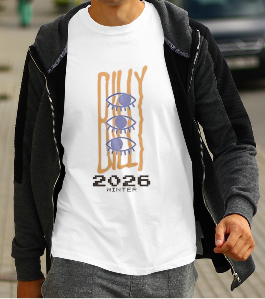 Billy Strings 2026 Winter Eyes Tour Dates Schedule T-Shirt