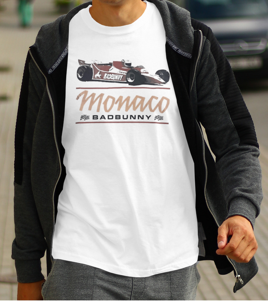 Monaco Grand Prix Bad Bunny Racing Collaboration T-Shirt