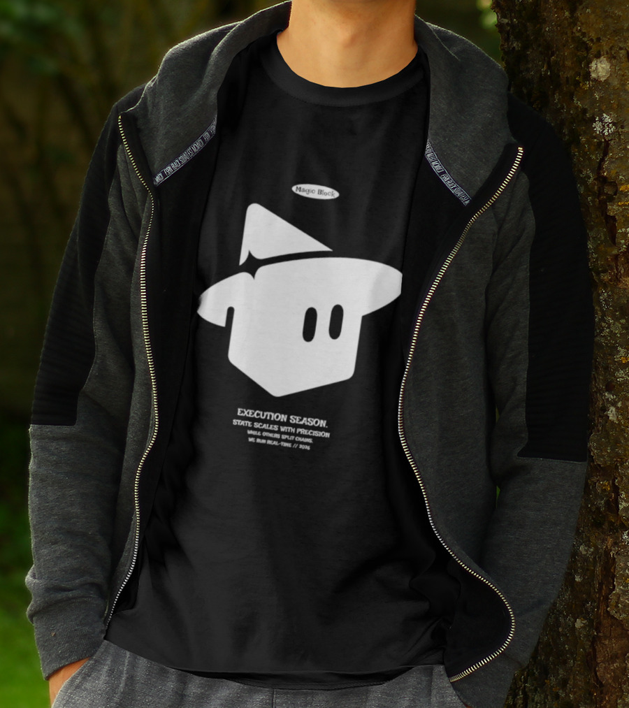 Execution Season Magic Block State Scales With Precision T-Shirt
