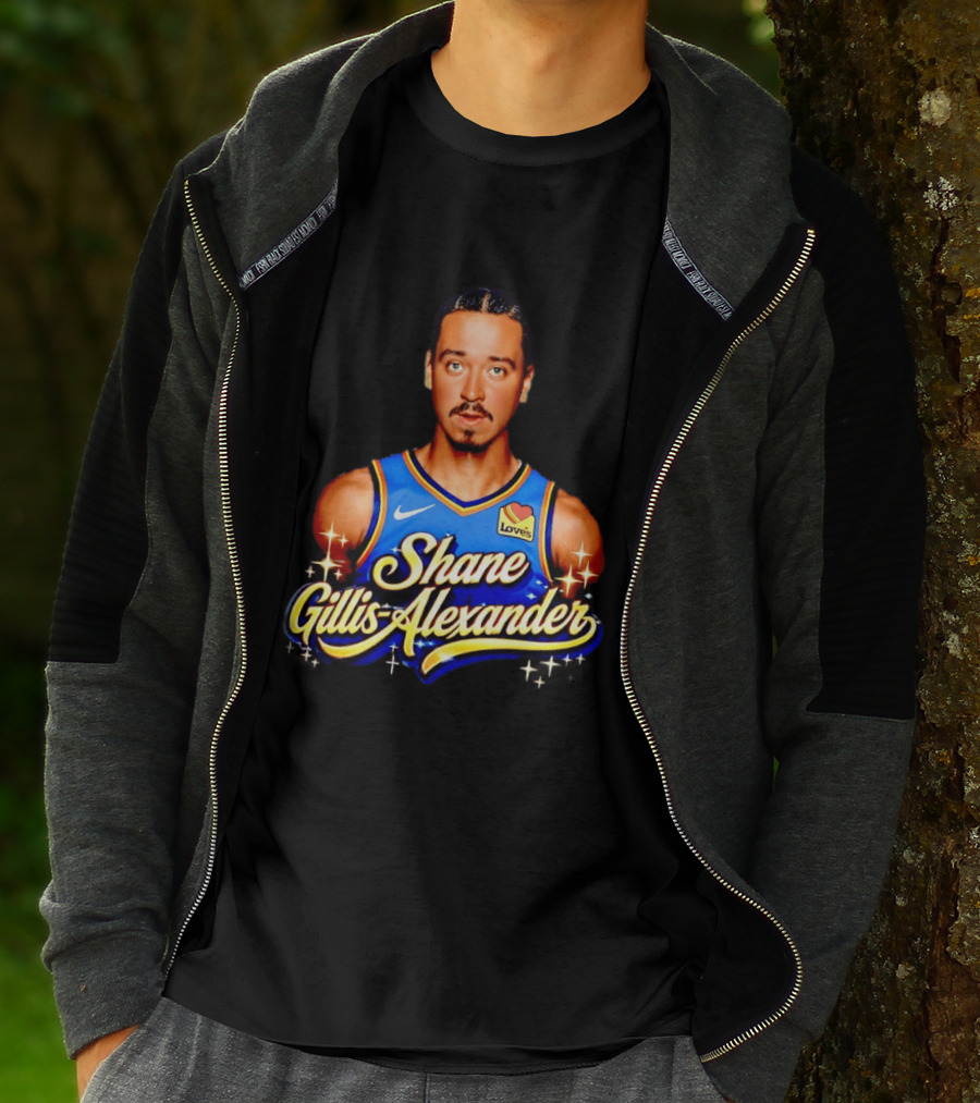 Nike Shane Gillis Alexander Loves Oklahoma City Thunder Basketball T-Shirt