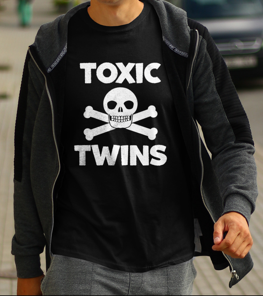 Toxic Twins Skull Crossbones T-Shirt