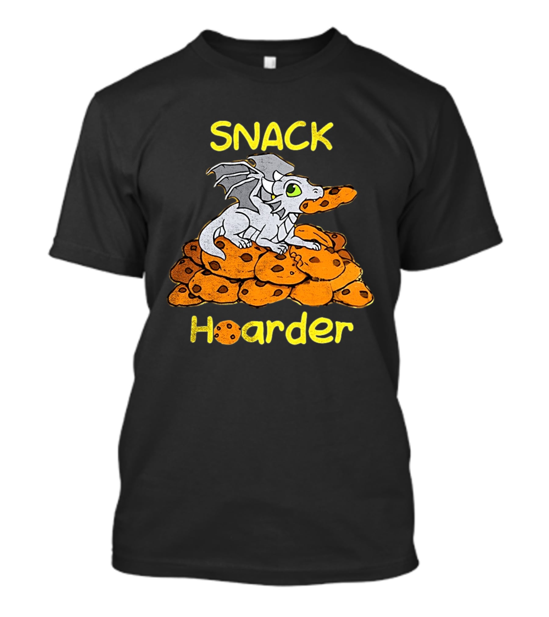 Snack Hoarder Dragon With Cookies T-Shirt