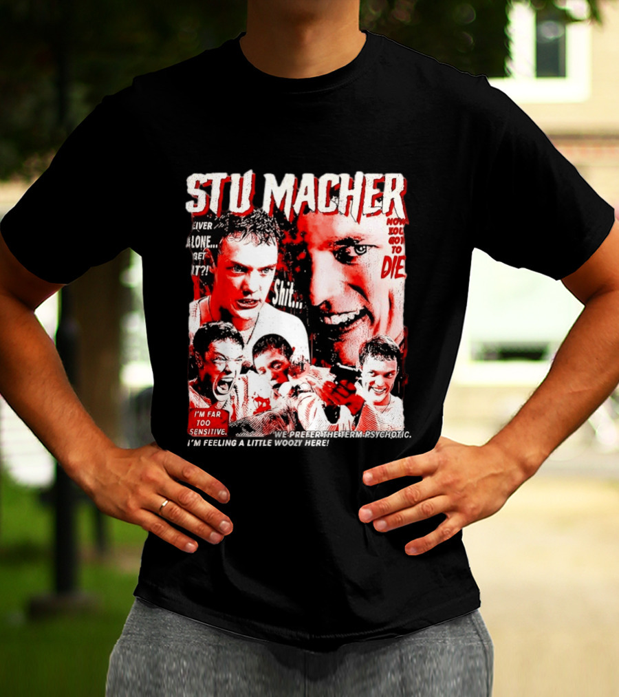 Stu Macher Scream Movie Liver Alone Get It Iconic Horror T-Shirt