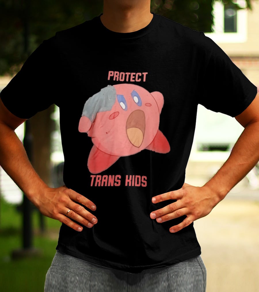Kirby Protect Trans Kids T-Shirt