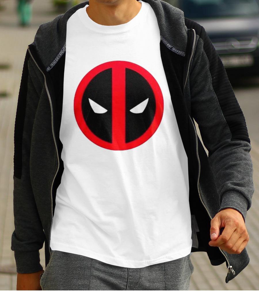 Deadpool 10th Anniversary 2016 2026 Maximum Effort Iconic Red Black White T-Shirt