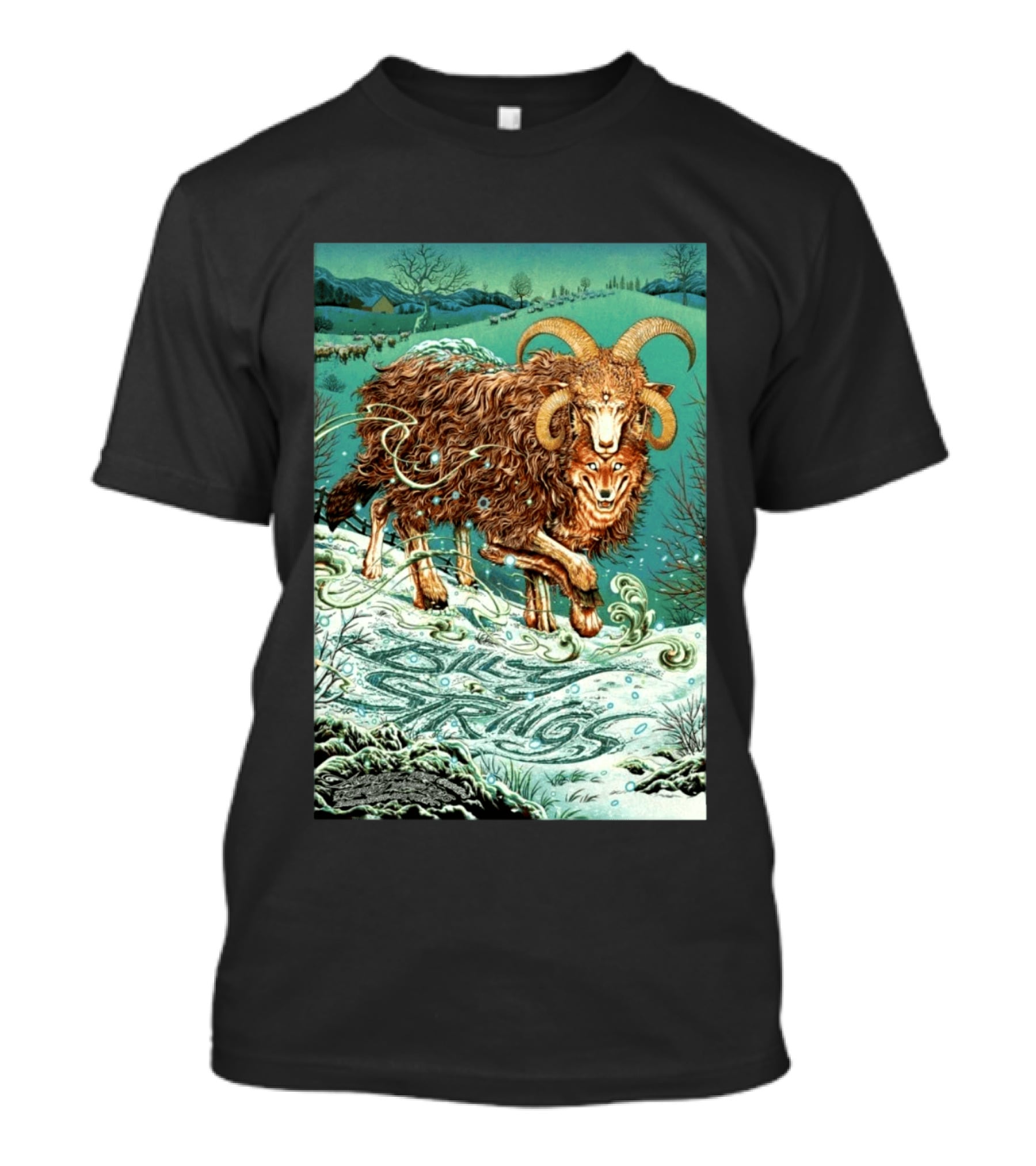 Billy Strings Asheville NC Event Feb 10 14 2026 Wolf Ram T-Shirt