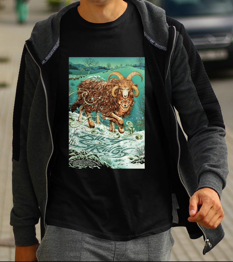 Billy Strings Asheville NC Event Feb 10 14 2026 Wolf Ram T-Shirt