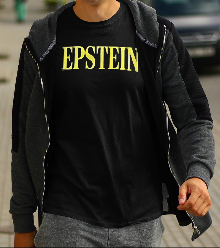 Imagine Epstein Wear Text Bold Yellow T-Shirt