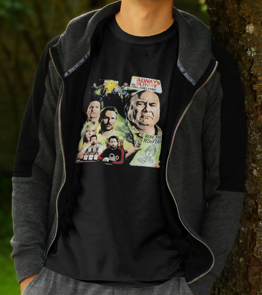 Always Sunny In Philadelphia Characters Collage T-Shirt