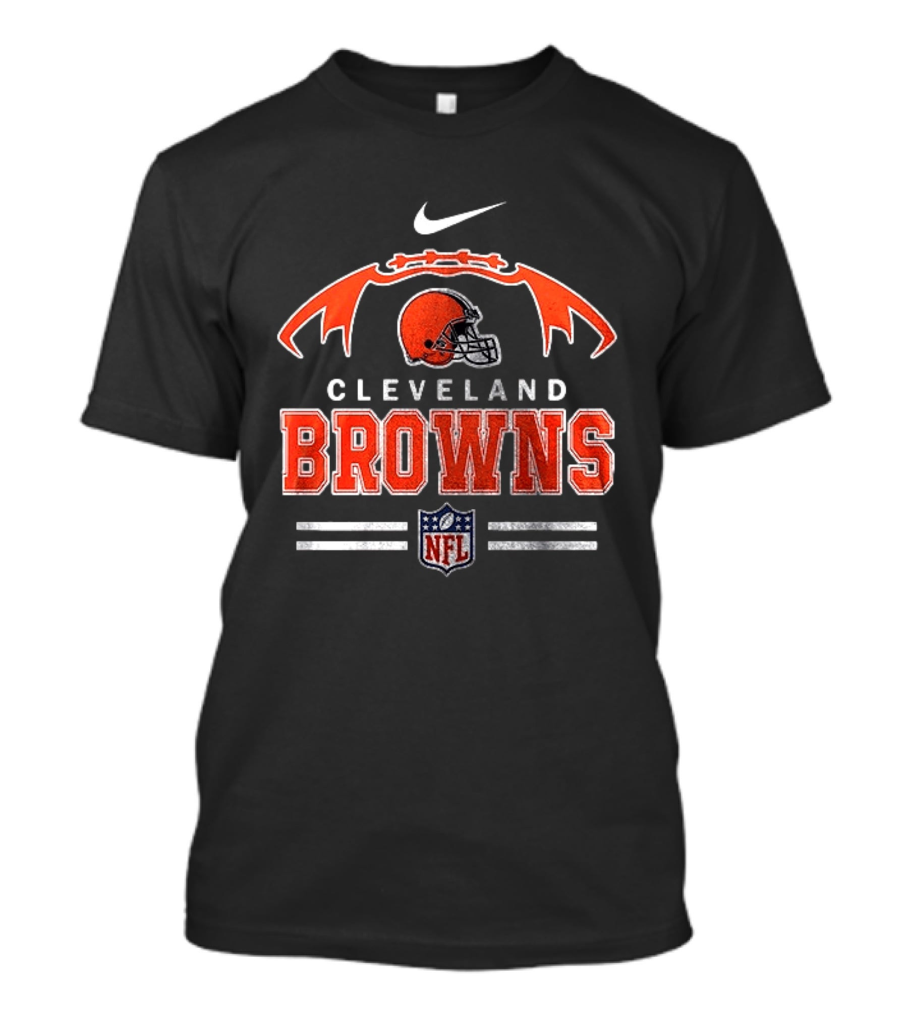 Cleveland Browns NFL Grumpy Old Caterpillar Operator Nike Logo Football Helmet T-Shirt