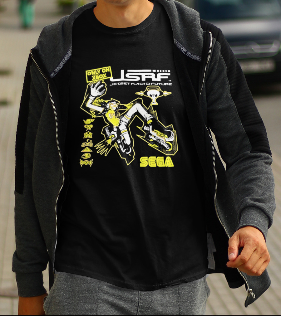 Jet Set Radio Future Sega Xbox Exclusive Iconic Game Characters T-Shirt