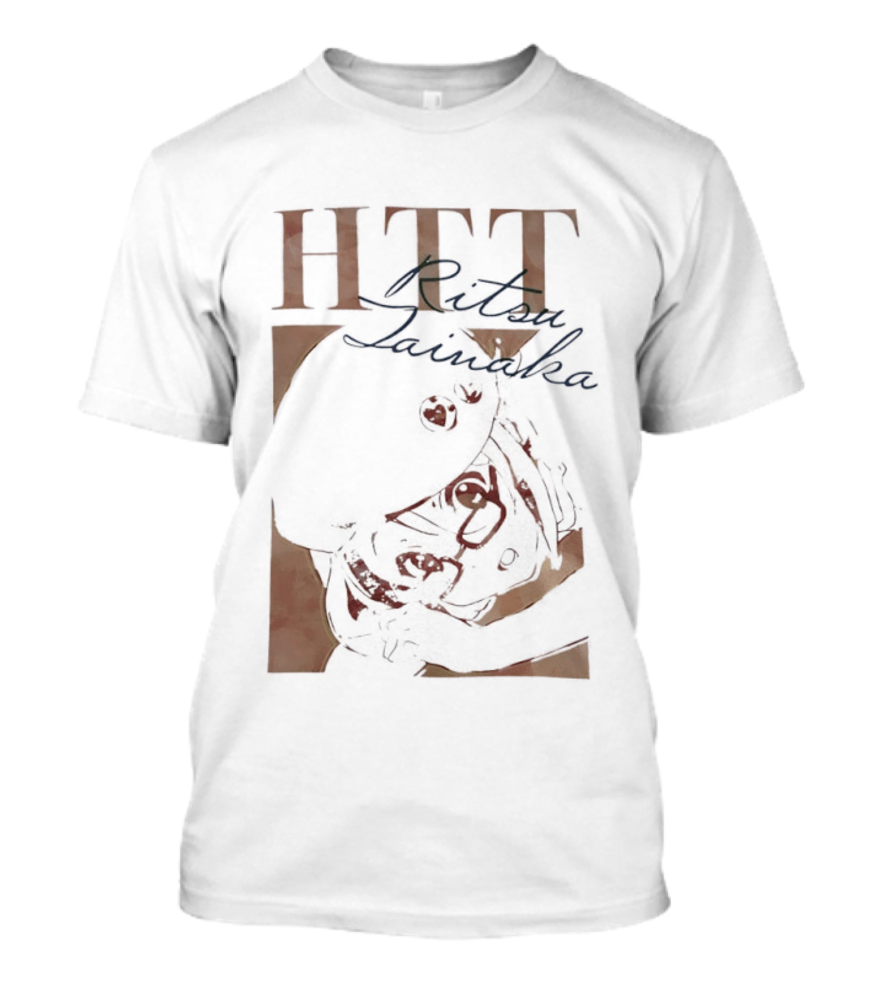 HTT Ritsu Tainaka Anime Character K On! Series T-Shirt