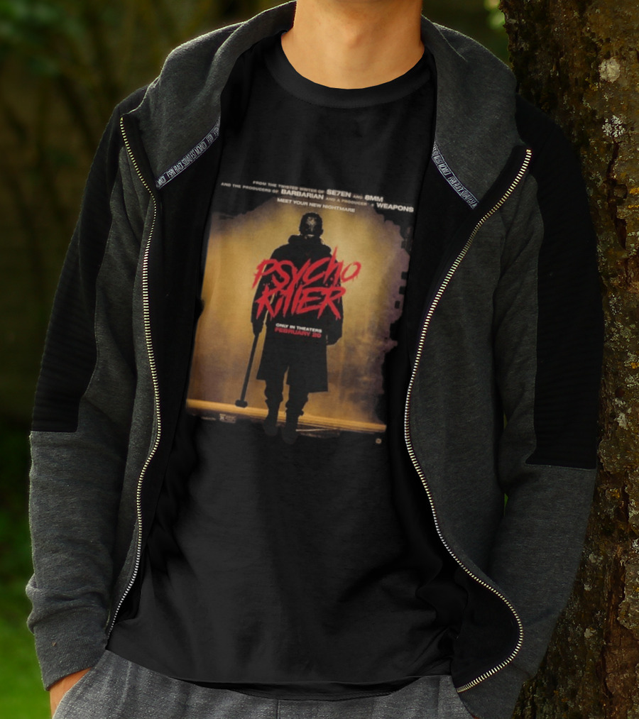 Psycho Killer Horror Film February 20 Theaters New Nightmare T-Shirt