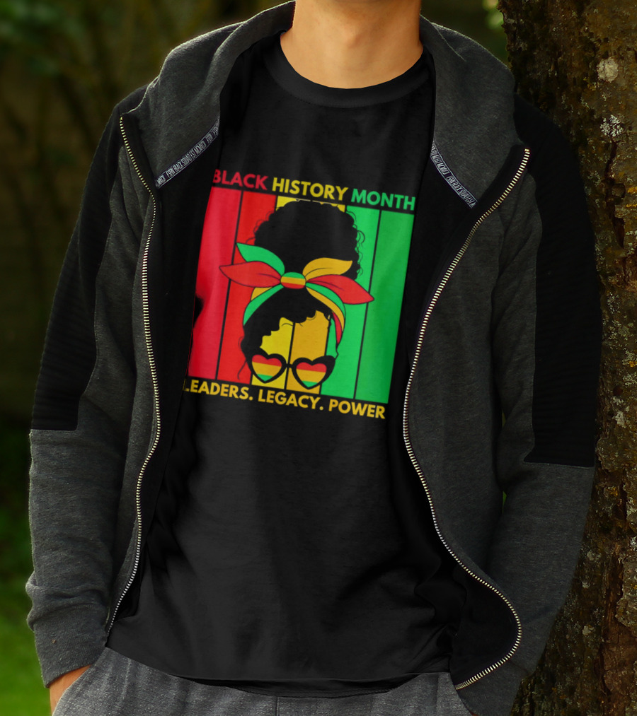 Black History Month Leaders Legacy Power African American T-Shirt