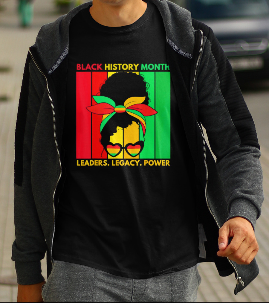 Black History Month Leaders Legacy Power African American T-Shirt