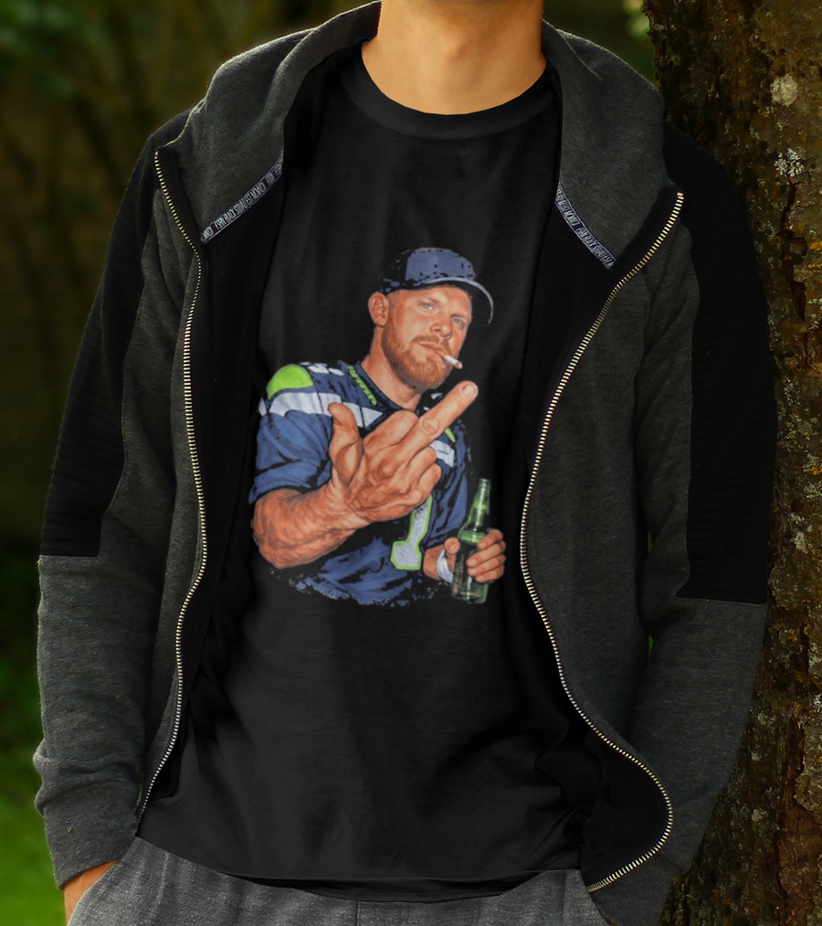 Sam Darnold Flipping Off T-Shirt