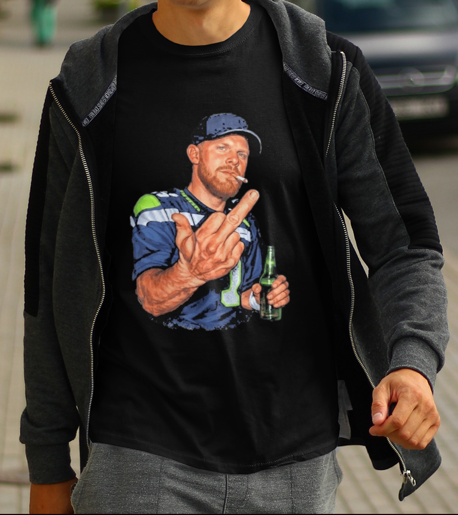 Sam Darnold Flipping Off T-Shirt