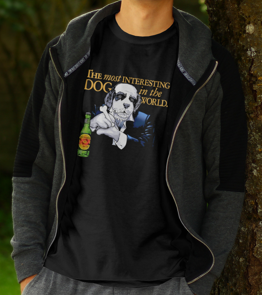 The Most Interesting Dog Beer Bottle World T-Shirt