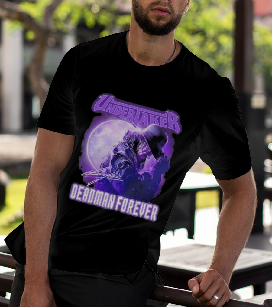 Undertaker Deadman Forever Purple Moon T-Shirt