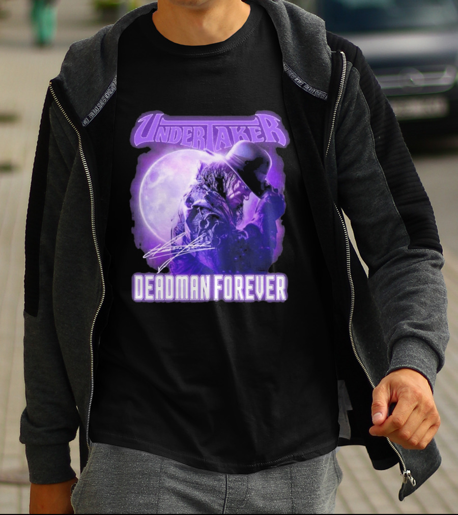Undertaker Deadman Forever Purple Moon T-Shirt