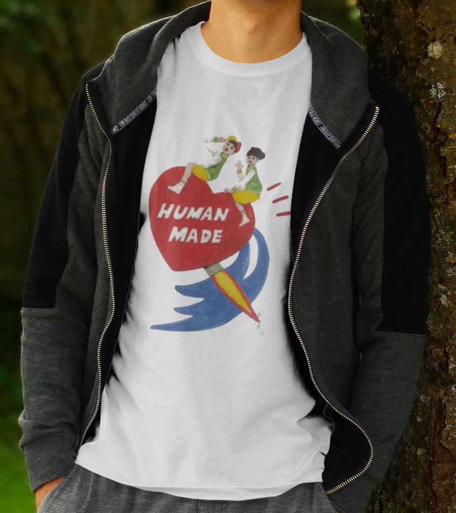 Human Made Heart Rocket Design Keiko Sootome T-Shirt