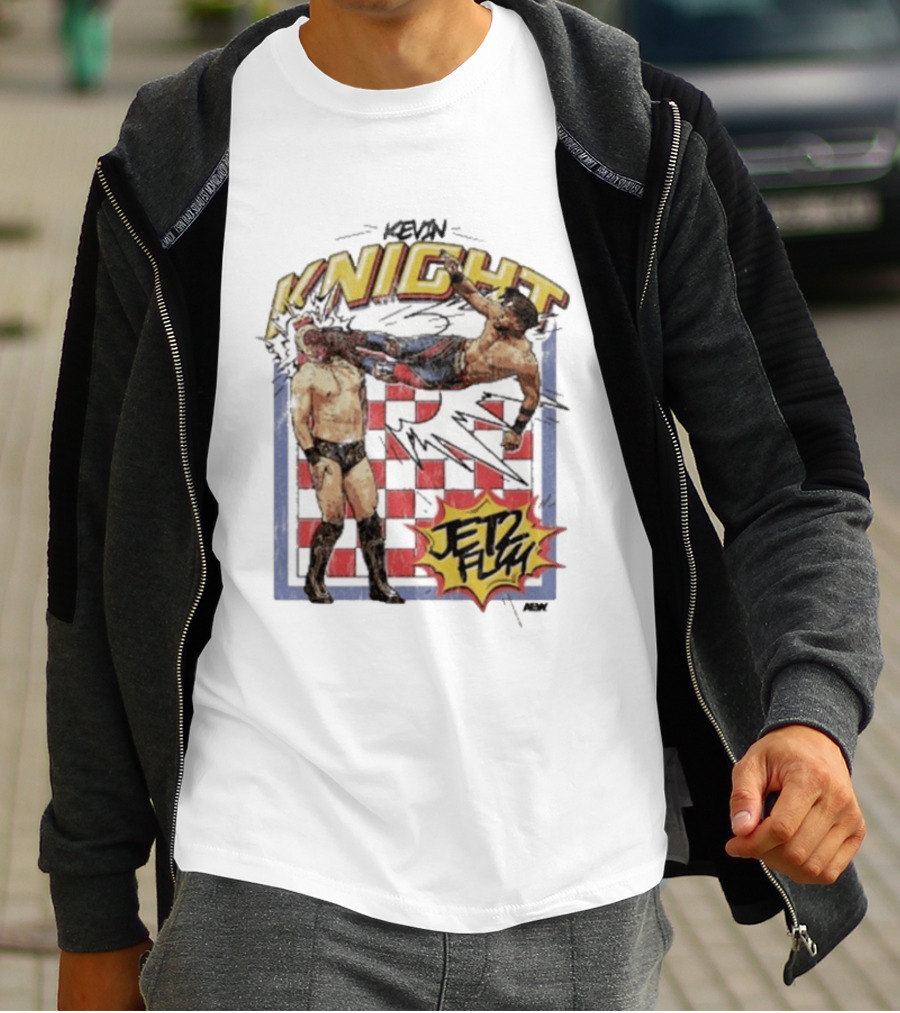 Kevin Knight Jet2fly Wrestling Kick Action T-Shirt