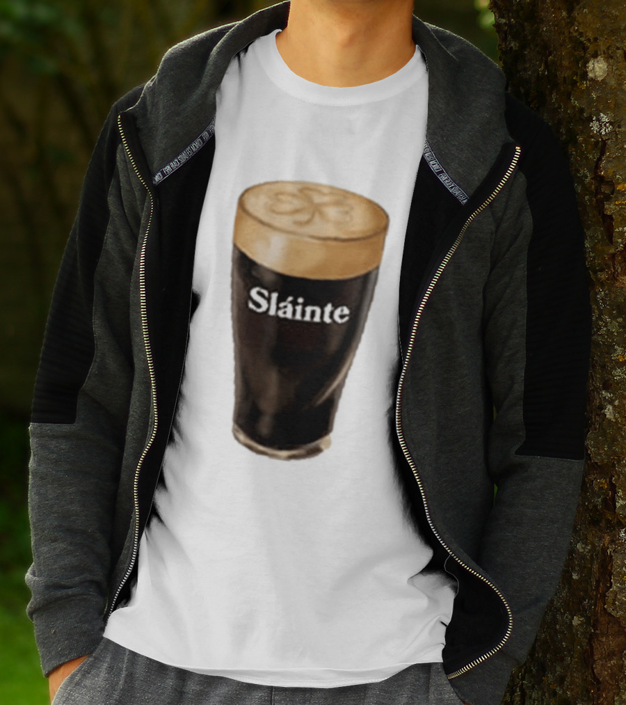 Sláinte Irish Shamrock Brew Pint T-Shirt